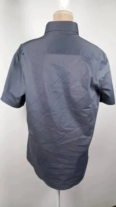Chemise Urban Wear Gris Anthracite – Manches Courtes – Taille L