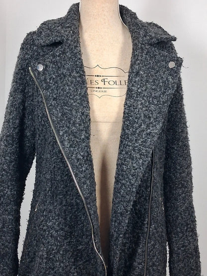 Manteau bouclé gris Armand Thiery - Taille 1 (36/38)