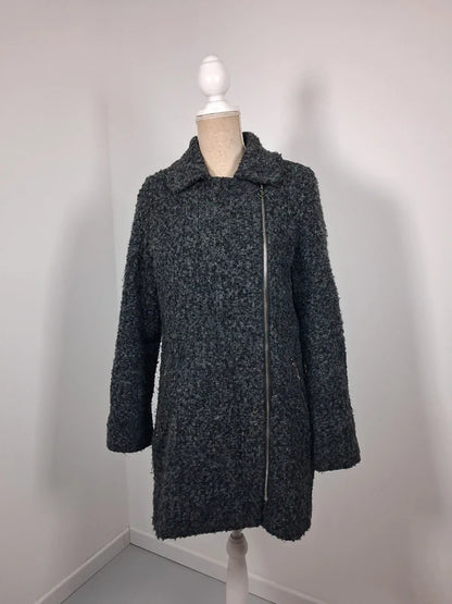 Manteau bouclé gris Armand Thiery - Taille 1 (36/38)