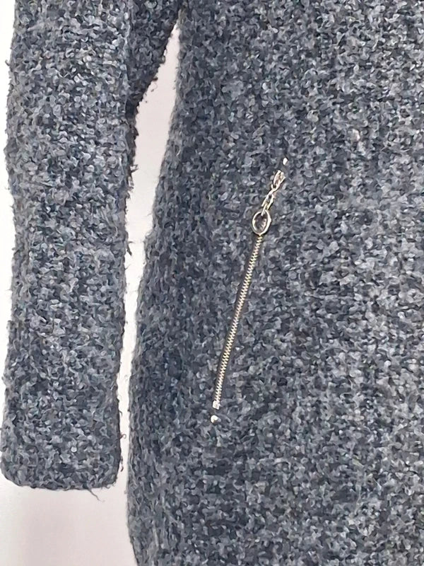 Manteau bouclé gris Armand Thiery - Taille 1 (36/38)