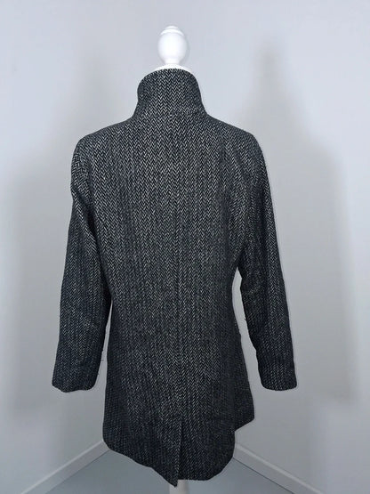 Manteau chevrons gris MIM à double boutonnage - Taille 42