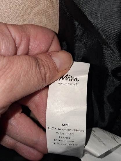 Manteau chevrons gris MIM à double boutonnage - Taille 42