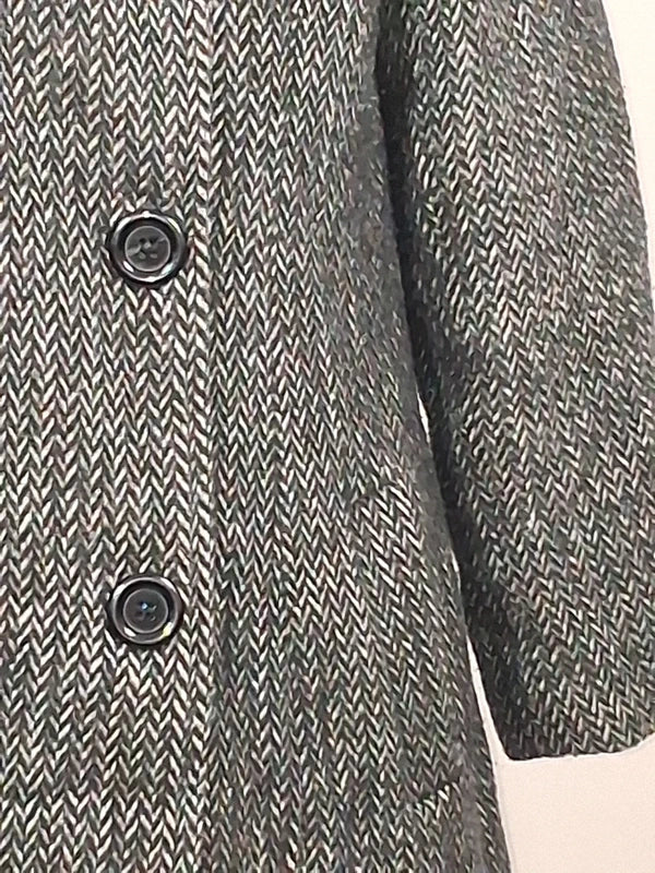 Manteau chevrons gris MIM à double boutonnage - Taille 42