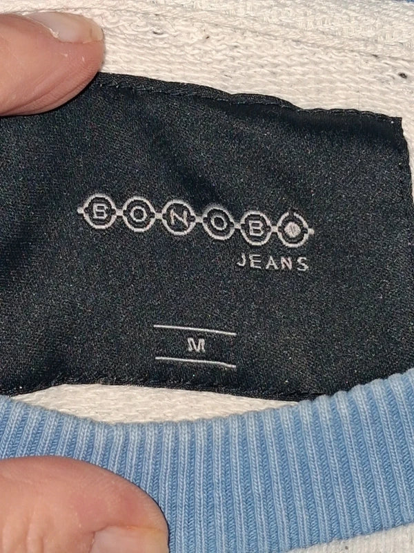 Sweat Bonobo Jeans gris chiné imprimé Japan - Taille M