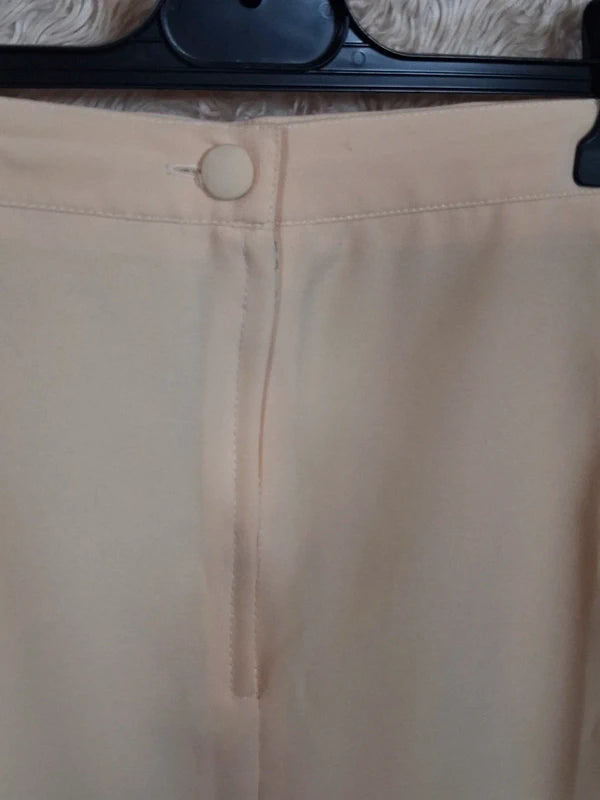 Tailleur vintage jaune veste et jupe années 80/90 taille 54