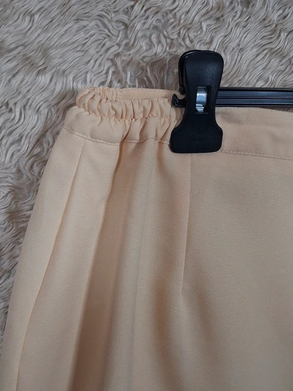 Tailleur vintage jaune veste et jupe années 80/90 taille 54