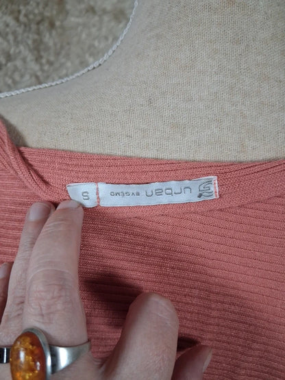 Pull Urban by Gémo rose corail manches chauve-souris taille S
