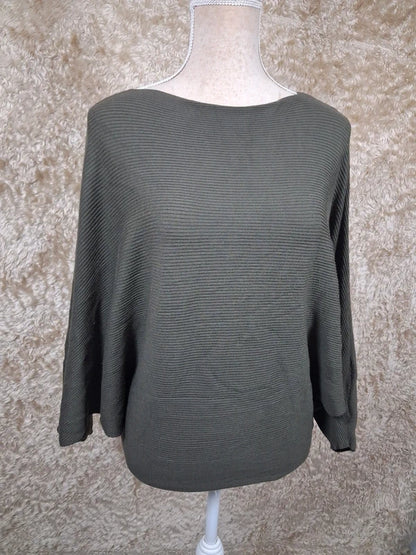 Pull Urban by Gémo kaki manches chauve-souris taille S
