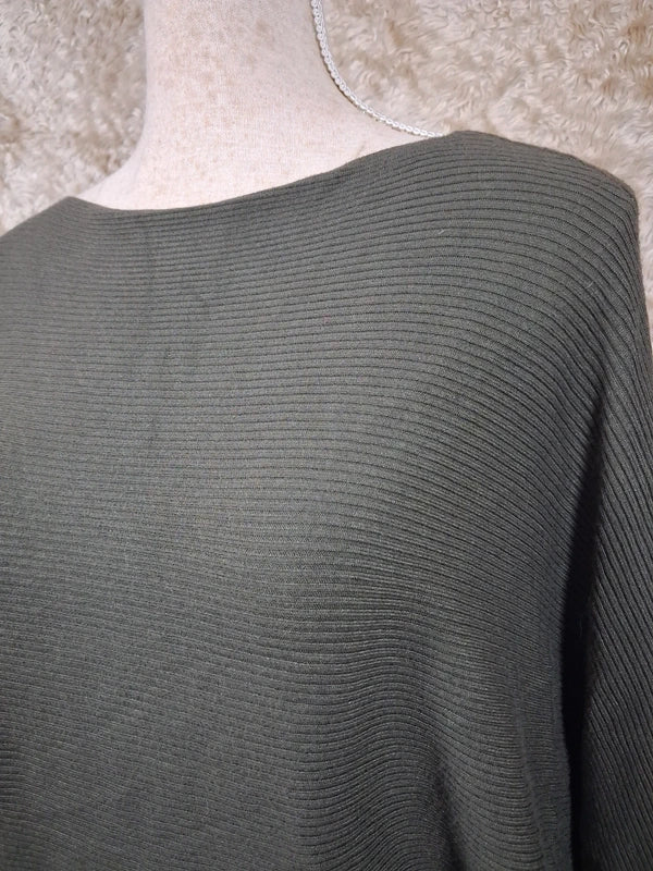 Pull Urban by Gémo kaki manches chauve-souris taille S