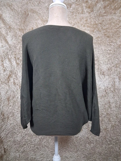Pull Urban by Gémo kaki manches chauve-souris taille S