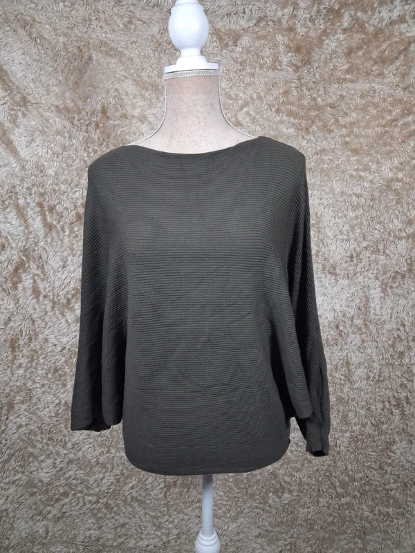 Pull Urban by Gémo kaki manches chauve-souris taille S