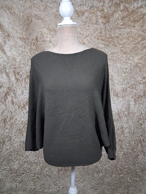 Pull Urban by Gémo kaki manches chauve-souris taille S