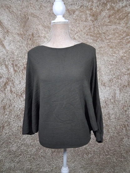 Pull Urban by Gémo kaki manches chauve-souris taille S