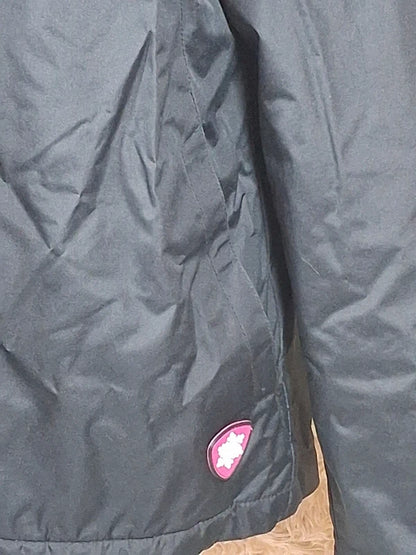 Veste chaude Oxyg’N noire et rose à capuche taille L