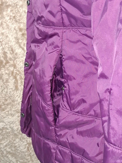 Doudoune longue Jacqueline Riu violette prune taille 1