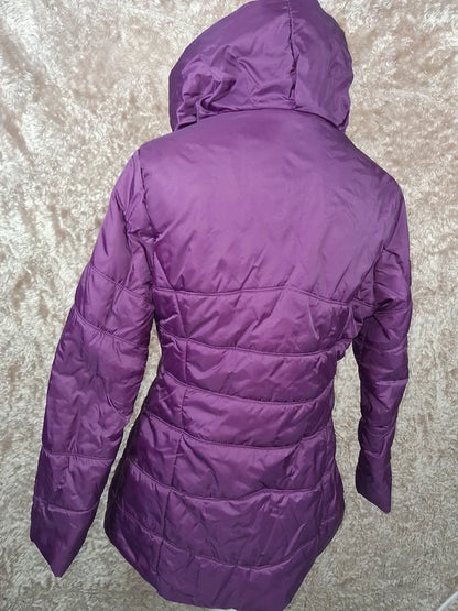 Doudoune longue Jacqueline Riu violette prune taille 1