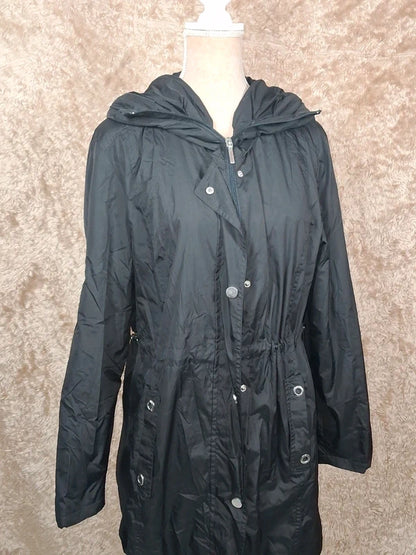 Parka Canda C&A noire à capuche taille 46