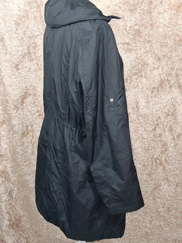 Parka Canda C&A noire à capuche taille 46