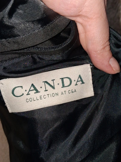 Parka Canda C&A noire à capuche taille 46
