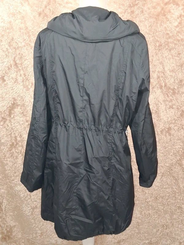Parka Canda C&A noire à capuche taille 46