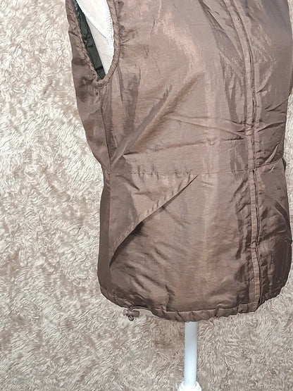 Gilet matelassé sans manches taupe taille 38/40