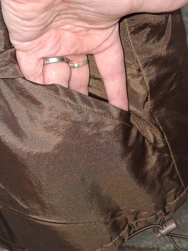 Gilet matelassé sans manches taupe taille 38/40