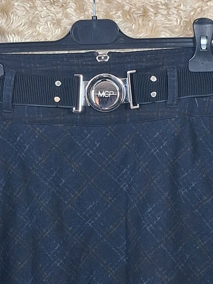 Jupe MC Planet bleu marine à ceinture taille T.1