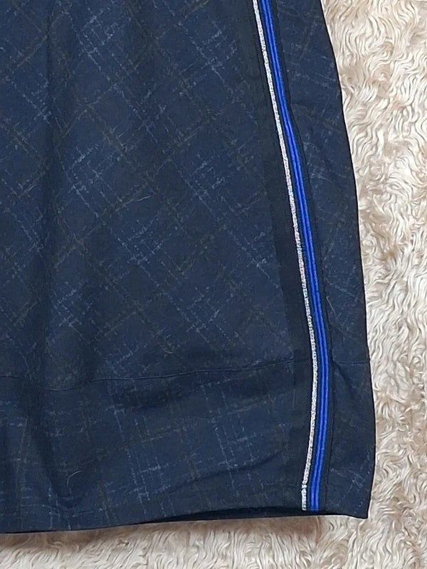 Jupe MC Planet bleu marine à ceinture taille T.1