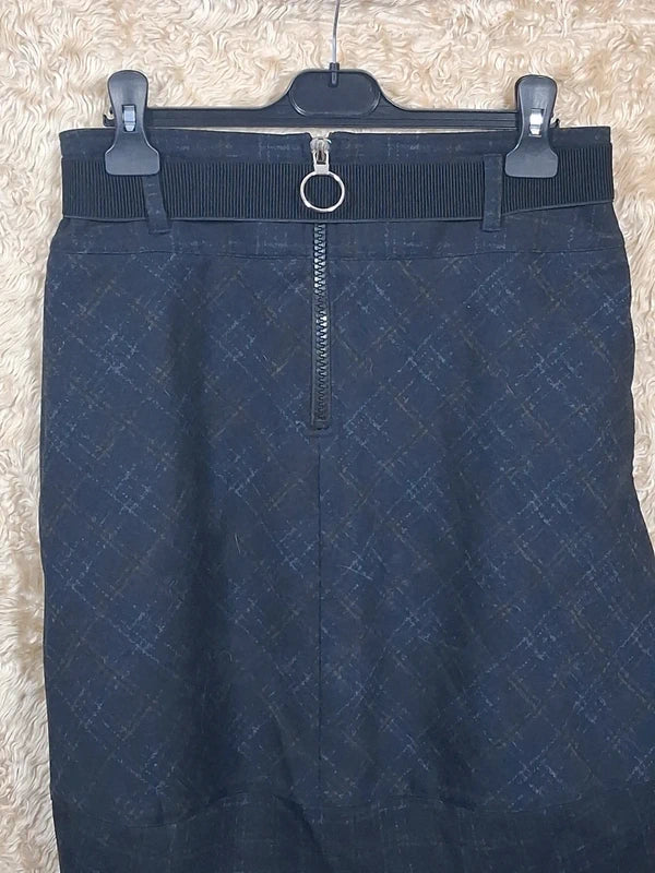 Jupe MC Planet bleu marine à ceinture taille T.1