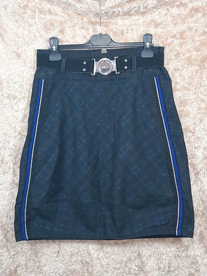 Jupe MC Planet bleu marine à ceinture taille T.1