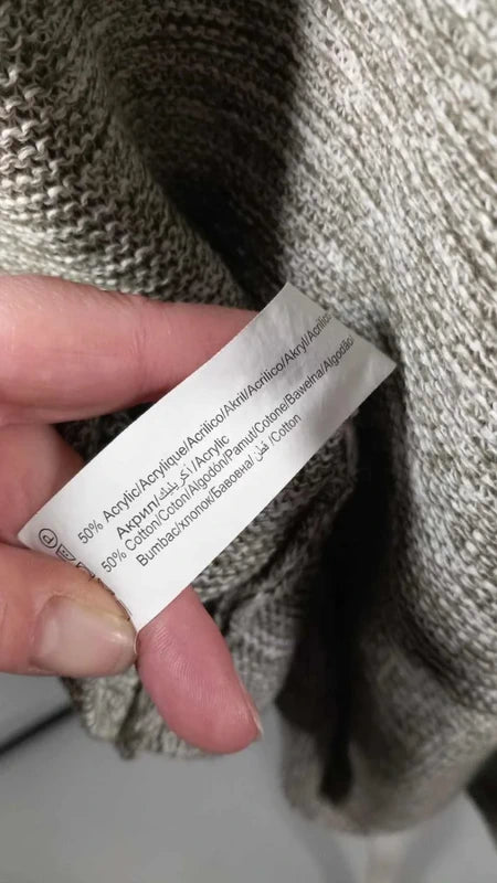 Pull Léger Chiné - Encolure Bateau - Taille 54