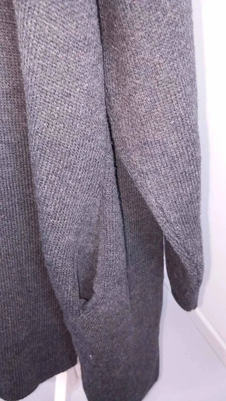 Magnifique Gilet Long / Cardigan Balsamik - Gris Anthracite - Taille 58/60