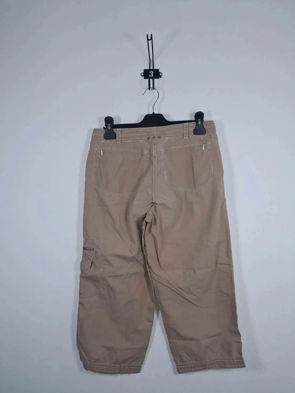 Pantacourt Cargo Camel Jacqueline Riu – Taille 36 – 100% Coton