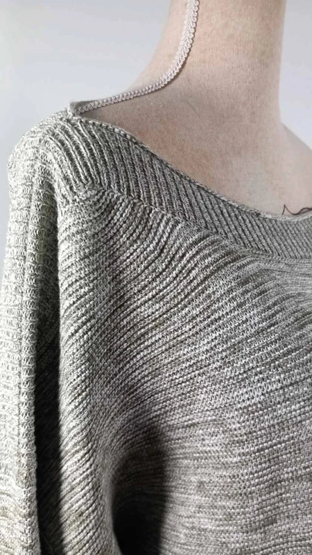 Pull Léger Chiné - Encolure Bateau - Taille 54