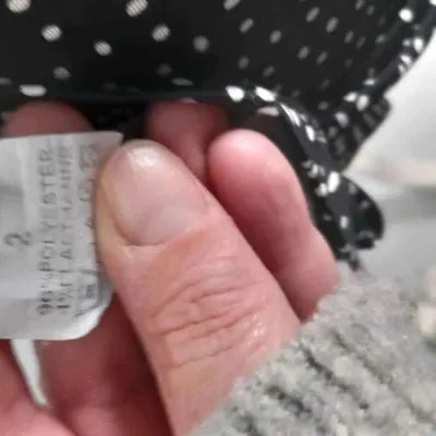 Robe Courte à Pois Cache-Cœur Made in France – Taille 38/40 – Neuve