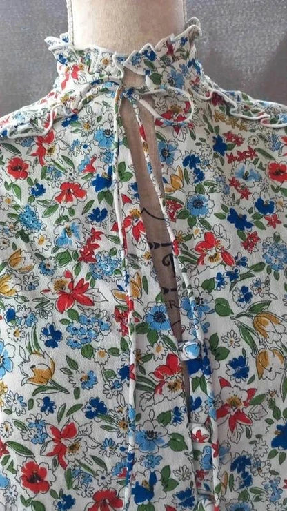 Sublimissime Chemise Mango Neuve - Style Rétro taille xs