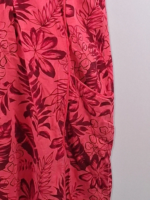 NEW COLINE Floral Midi Dress – Bohemian Style Criss-Cross Back – Size L