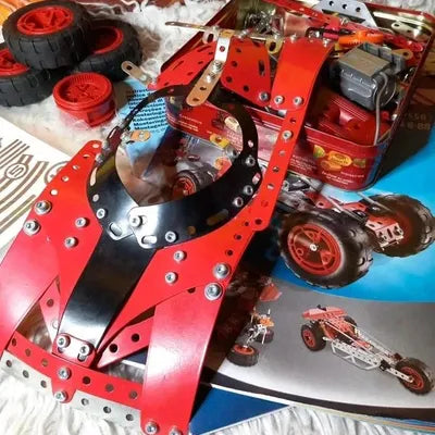 Meccano Multimodels 7550 – Pièces de Construction Vintage – Lot Incomplet