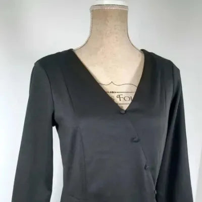 Robe Noire Naf Naf "Chic & Graphique" - Neuve avec Étiquette
