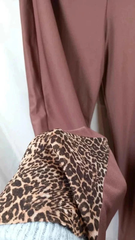 Ensemble Tunique & Pantalon T52 Neuf - Couleur brun/marron & Imprimé
