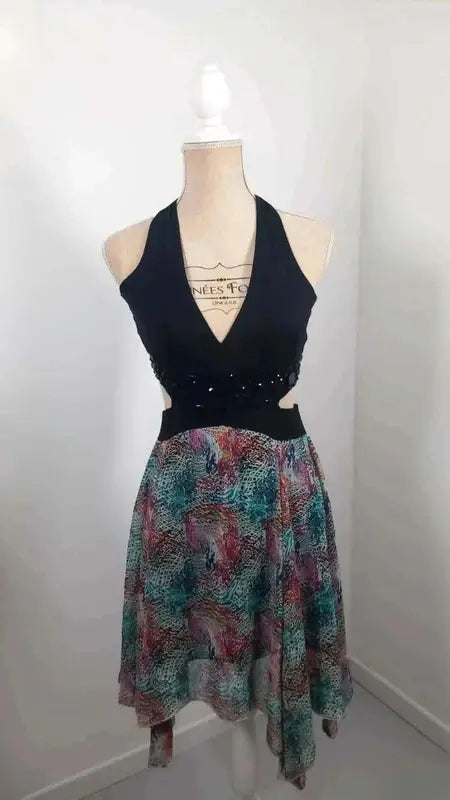 Robe de Soirée Dos Nu No Excuse - Taille 36 (S) - Détails Perles