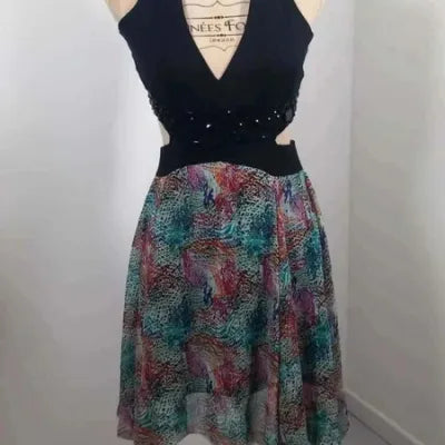 Robe de Soirée Dos Nu No Excuse - Taille 36 (S) - Détails Perles