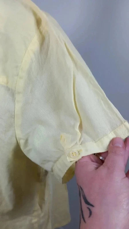 Tunique Scottage Jaune 100% Coton - Taille 6 (XXL/48)