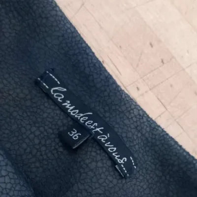 Jupe Courte "La Mode est à Vous" - Taille 36 - Neuve - Noir Aspect Vieilli