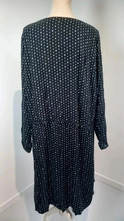 Robe/Tunique Noire "Étoiles" - Bonprix - T. 54