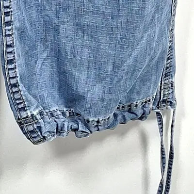 MIM Fluid Lightweight Denim Cargo Pants – Y2K / Streetwear Style – Size 34