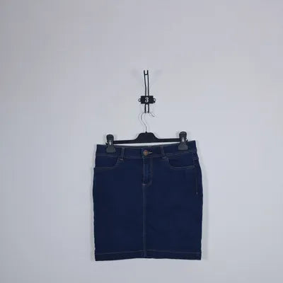 Jupe Droite en Jean Tissaia Basics Bleu Brut – Taille 38