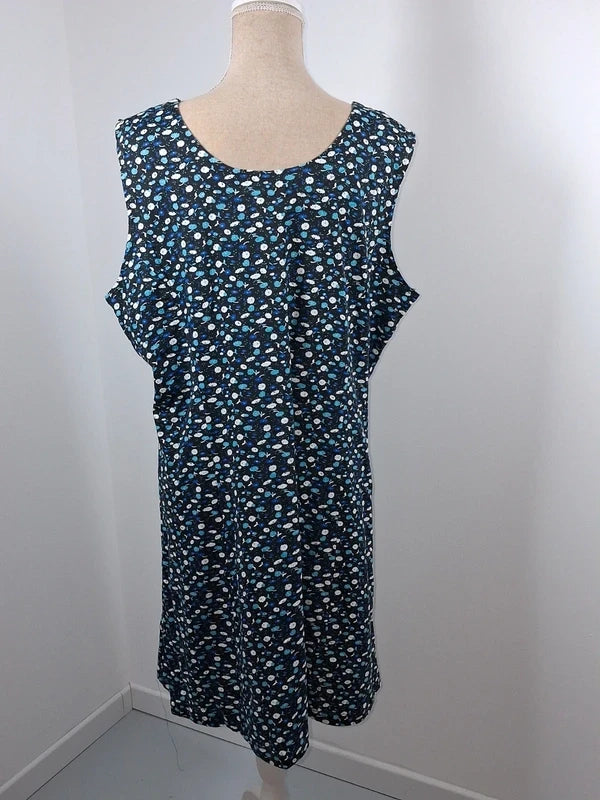 Robe jersey légère fleurie Blancheporte 54 – État Neuf
