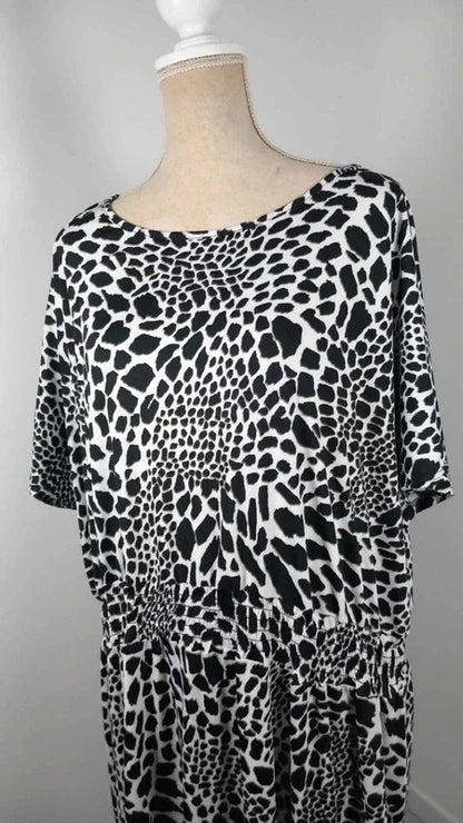 Robe Fluide Imprimé Animalier - DAXON - Taille 52/54/56