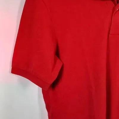 Polo Adidas Climalite Cotton Rouge – Taille S